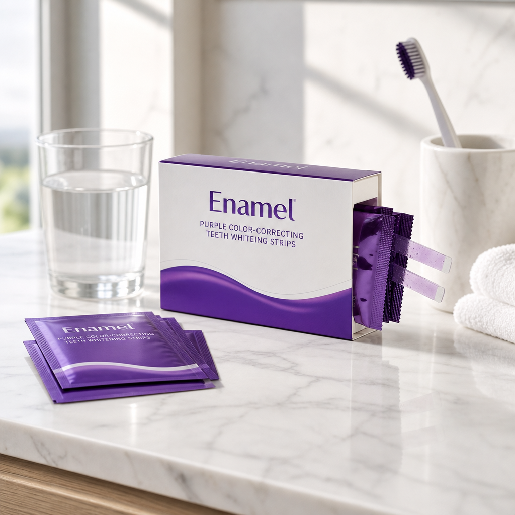 Enamel - Purple Whitening Strips
